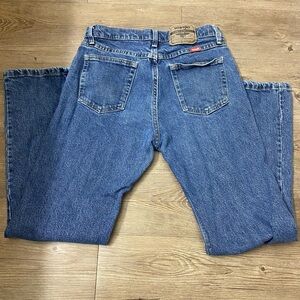 Wrangler Blue Denim Jeans Straight Cut (30x30)
